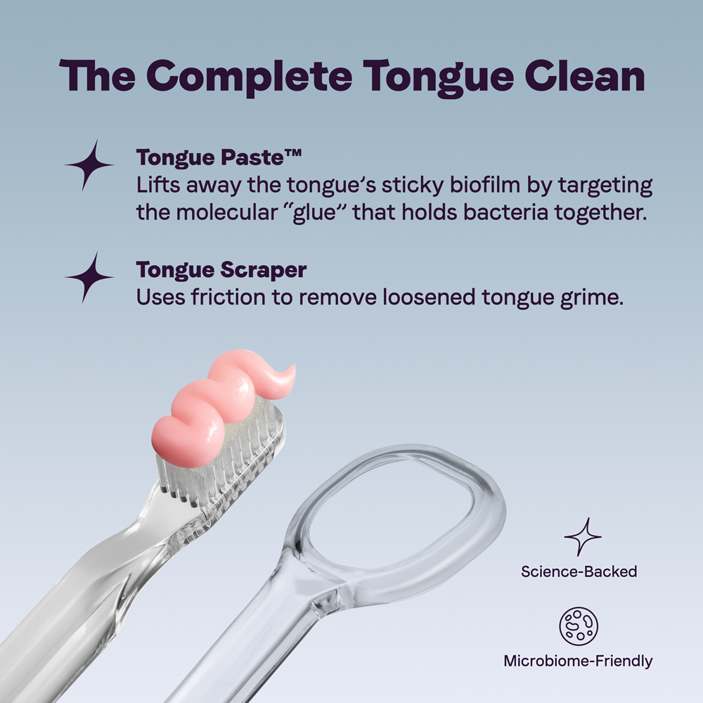 Tongue Cleansing Kit — Tongue Paste + Tongue Scraper